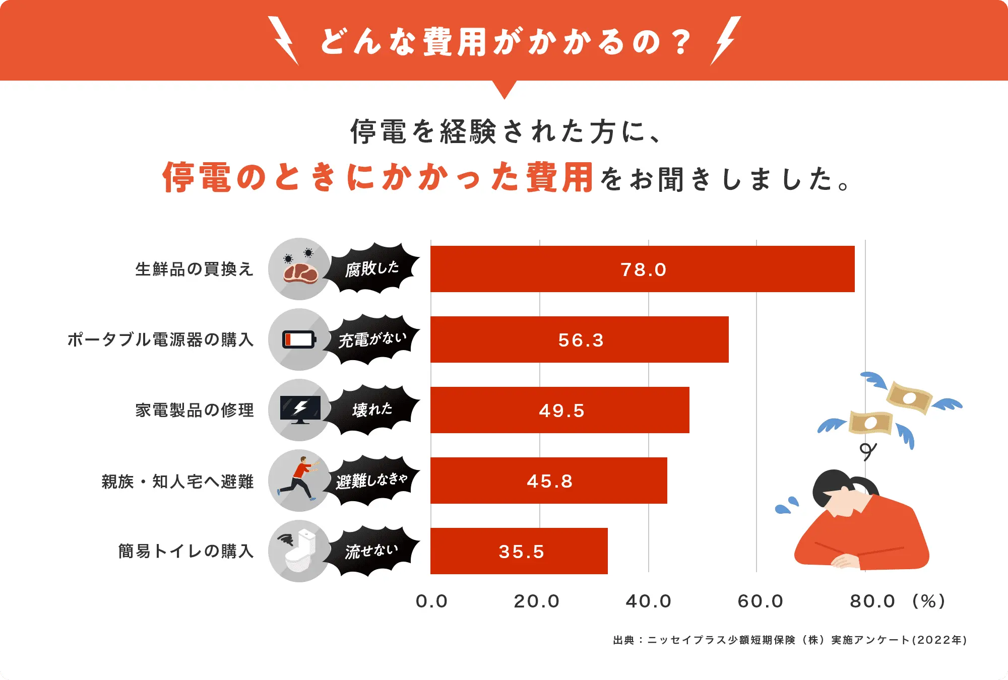 ニッセイプラス少額短期保険（株）実施アンケート(2022年)